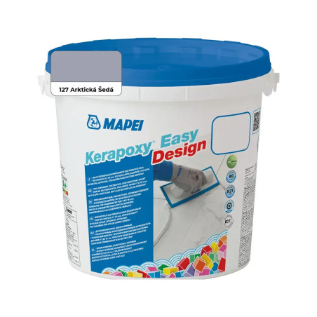 Epoxidová škárovacia hmota MAPEI KERAPOXY EASY DESIGN 127 - ARKTICKÁ ŠEDÁ 3KG