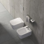 BRIO závesné WC so sedátkom a funkciou Smart Clean v kúpeľni