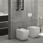 BRIO stojace WC so sedátkom a funkciou Smart Clean v kúpeľni