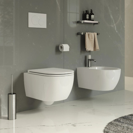 LIKE závesné WC so sedátkom a funkciou Eco Clean v kúpeľni