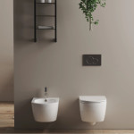 LIKE závesné WC so sedátkom a funkciou Eco Clean v kúpeľni