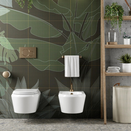 CRUISE závesné WC so sedátkom a funkciou Smart Clean v kúpeľni