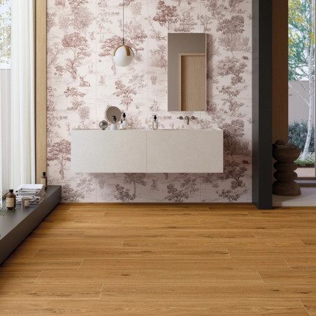 Dlažba imitácia dreva IZUMI MIELE CLASSICO IZ 08 20x120 - matný povrch R9 Mirage