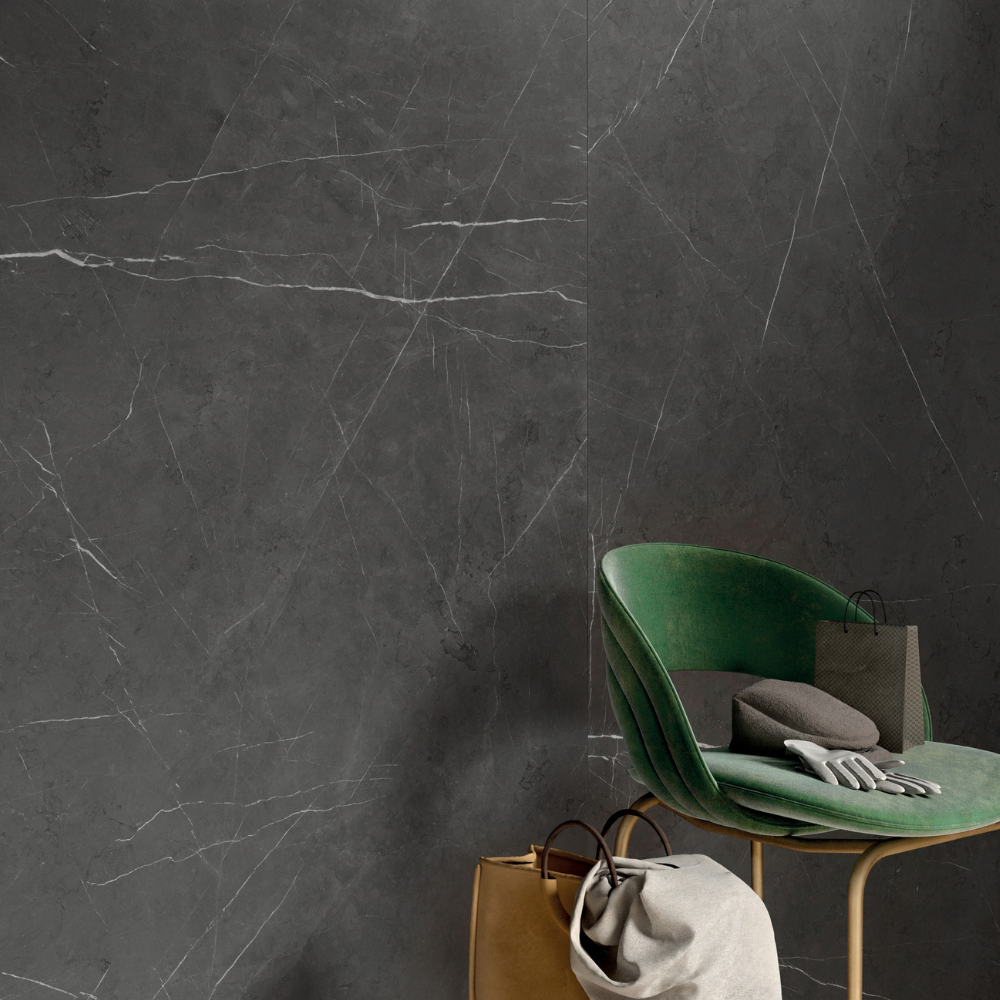 Dlažba imitácia mramoru Mirage Jewels 2.0 Pietra Grey JL 06 na stene