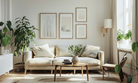 Drevo a biela: vytvorte si útulnú obývačku v škandinávskom štýle