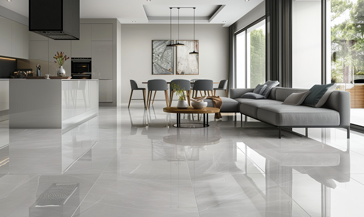 3 najobľúbenejšie lesklé dlažby pre štýlový interiér